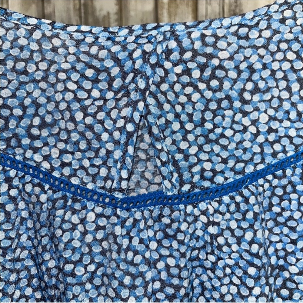 Nanette Lepore Blue Dot Blouse - Picture 5 of 5